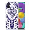 Blue And White Porcelain Phone Case For Samsung Galaxy A52 A32 A22 A12 A02S A50S A30S A51 A31 AA71 Note 20 Ultra 10 S10 Plus Gal