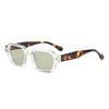 2025 Iridescent Tortoiseshell Square Sunglasses with UV Protection