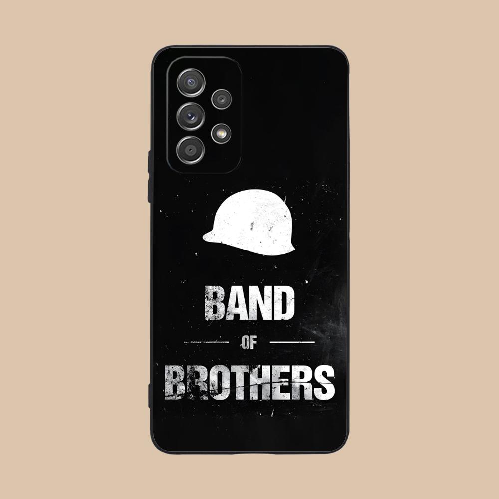 

Band of Brothers Phone Case for Samsung Galaxy A56 55 54 53 52 51 36 35 34 23 16 15 5G Soft TPU Shockproof Cover Galaxy A51 5G