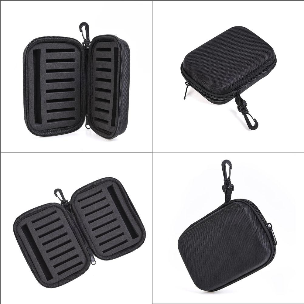 Portable Fishing Flies Bag Ultralight Shock-resistant Double Sided Lure Storage Bag Pouch With Divider Protective Case