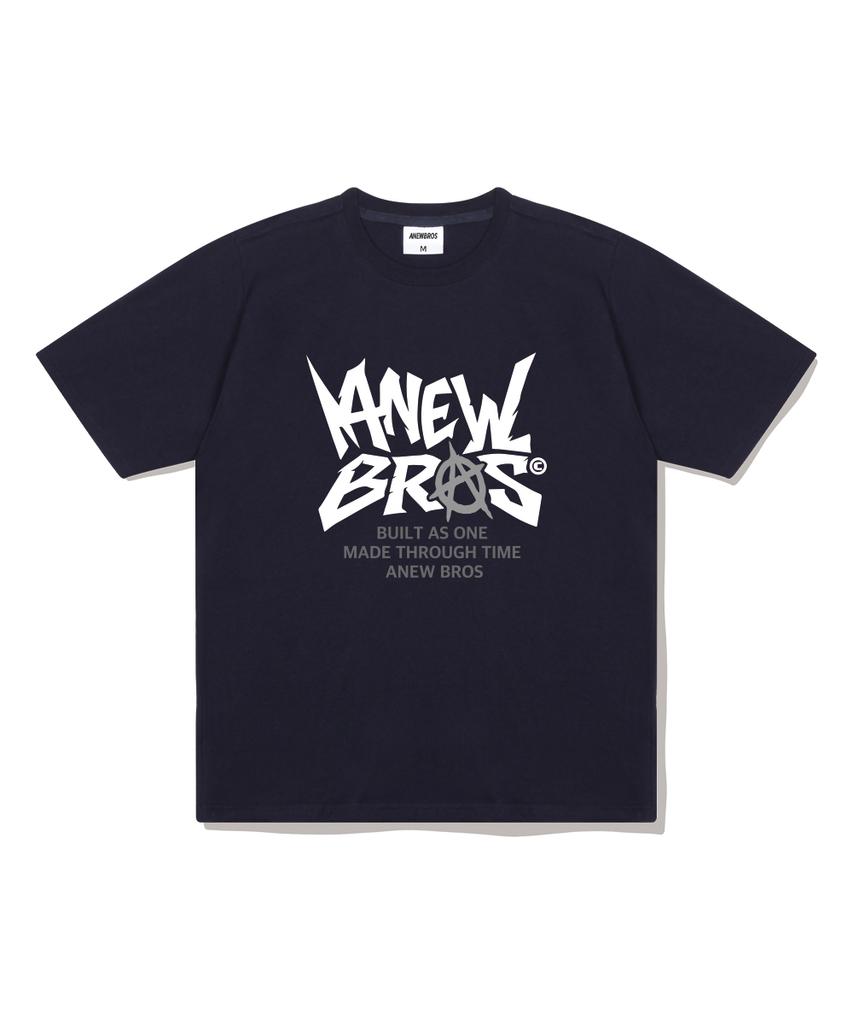 ANEWBROS Manifest Oversized Short Sleeve T-Shirt 6 Colors [Anse_2003] (A Type)