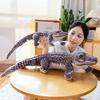 68/96cm Simulation Long Tail Crocodile Plush Doll Lifelike Reptile Crocodile Animal Stuffed Toy Home Decor Gift For Children