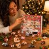 -Day Advent Calendar with 3D Printed Articulated Forest Animal Figures for Kids Surprise Toy Gift Set