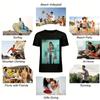 Funny Animated Doctor Print Casual T-shirt Loose Comfortable Daily Universal Top For Men And Women Pure Cotton T-shirt