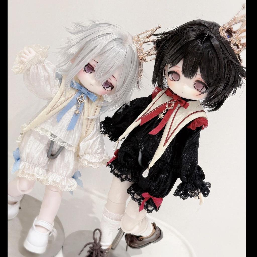 BJD doll clothes suitable for 1/6  size  Cute pajamas suit doll accessories (4 points)