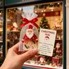 Little Pocket Christmas Hug Small Resin Santa Claus Ornaments with Encouragement Card Emotional Support Keepsake for Friends Family Christma