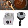 Chocolate Melting Machine Single Pot 30‑85℃ Manual Control 1kg Anti Stick Chocolate Melter Pot for Coffee Butter Wine Cream Milk