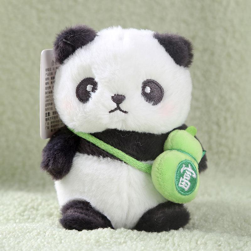 Fruit Panda Plush Doll Pendant Keychain Backpack Cute Little Doll Jewelry Toy Gift Doll