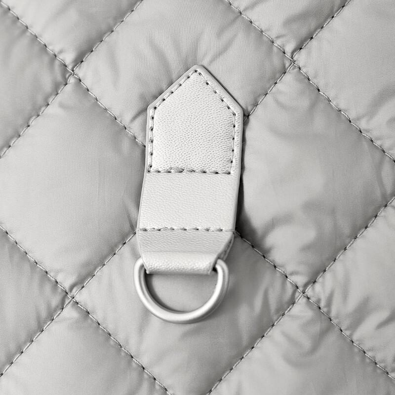 ELLE KIDS Girls' Quilted Windproof Stand-Collar Cotton Jacket