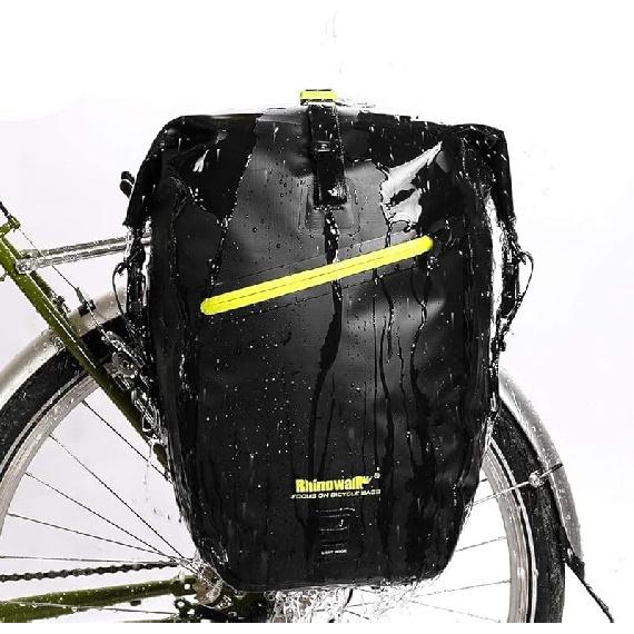 Rhinowalk Bike Bag Waterproof Bike Pannier Bag 27L,(for Bicycle Cargo Rack Saddle Bag Shoulder Bag Laptop Pannier Rack Bicycle Bag Professional