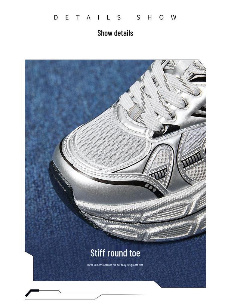 ZHR Women's Thick-Soled Height-Increasing Dad Shoes: 2025 Lightweight, Versatile Sports Sneakers
