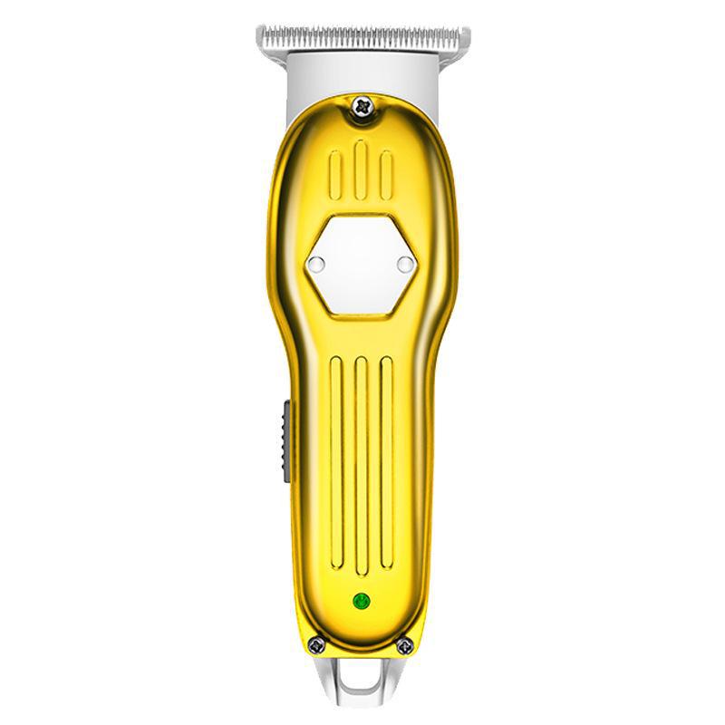 Rechargeable Hair Clipper with Adjustable Levels and Stainless Steel Blade