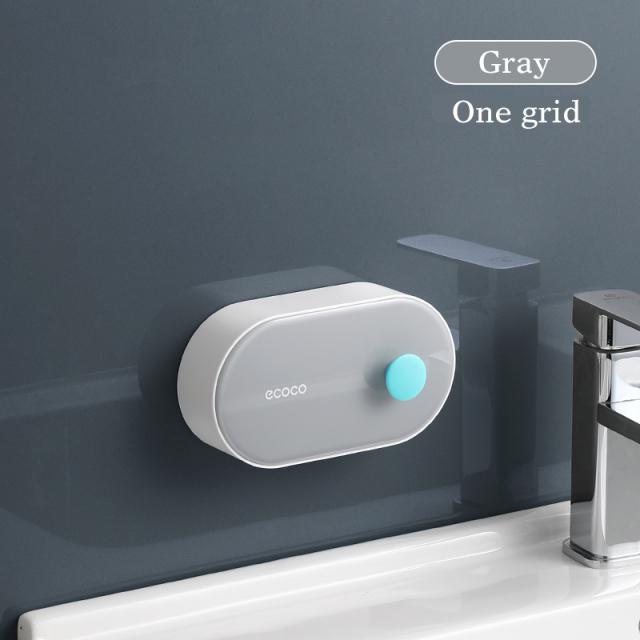 Nástěnný držák na mýdlo Magnetický držák na mýdlo Odkapávač na vodu Toaleta Koupelna Sprcha Nádobka na mýdlo