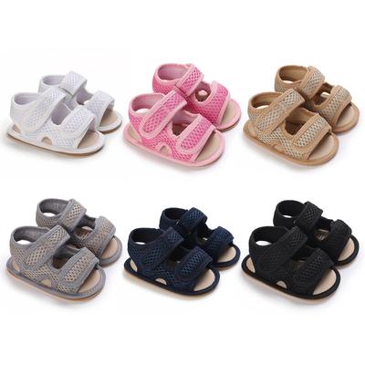 Under 2 Years Toddler Baby Sandals Non-Slip Soft Sole Crib Shoes Open-toed Sandals