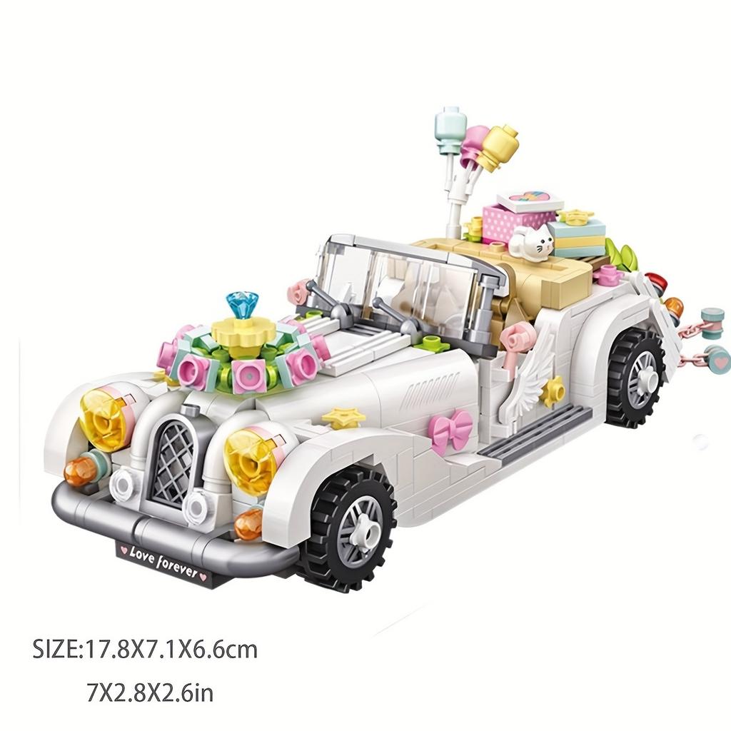 Spannendes Spielzeug für Kinder: Hochzeitsauto, Baby-Spielzeugauto, Bausteine und mehr!