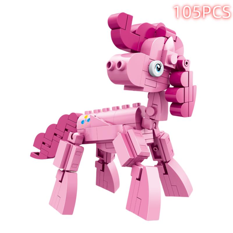 

Pony War Mini Model Action Figure Kawaii Building Blocks Compatible Zoon Anime Cities Christmas Hallowmas Birthday Toys Gifts
