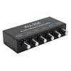 DC 5-15V Headphone Amplifier Mixer 2 In 4 Out Signal Mixer Box  for Stage Performance