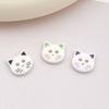 40pcs Creative Calico Cat Buttons Cute Kitten Head Buttons Kitty Buttons Clothes Accessories