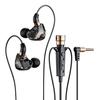 Wired Earphone Universal Noise Reduction 3.5mm L-shaped Plug Dynamic Gaming Headphone with Microphone for Karaoke