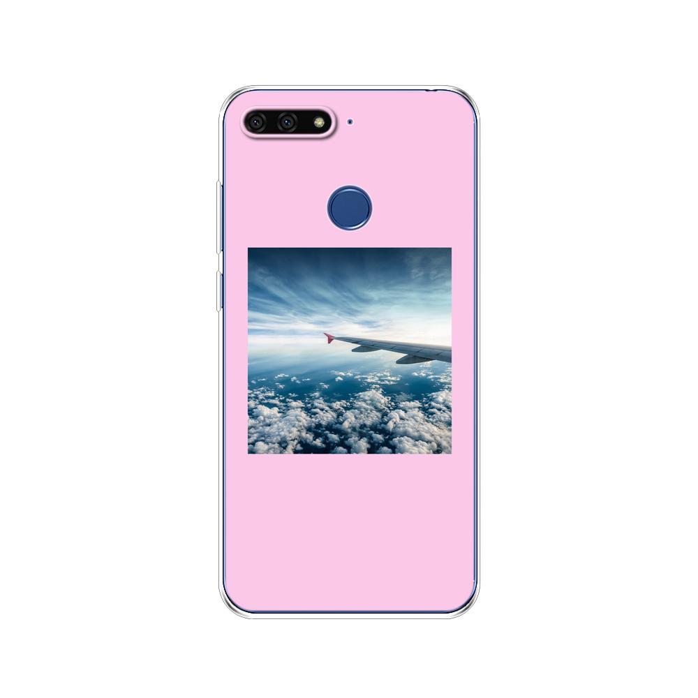 For Huawei Honor 7C 5.7 Inch Case Cover Soft Silicone TPU Cute Cover Back Protective Phone Case For Huawei Honor 7c Aum-L41 Bags
