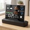 Digitale kabellose Wetterstation Innen-Außen-Thermometer Hygrometer mit Farbdisplay Barometer Vorhersage für Zuhause und Büro