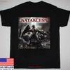 KATAKLYSM IN THE ARMS OF DEVASTATION Black Cotton T Shirt Size S 5XL Vintage Washed Casual Homme Comfortable