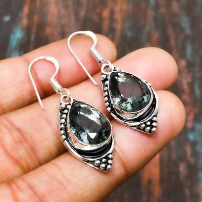 Quarzo alessandrite, orecchino di gioielli in argento sterling 925 fatto a mano con pietre preziose per lei