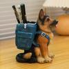 Pen Holder Dog Resin Crafts Home Study Desk Pen Storage Cute Dog Sculpture Ornaments
