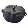 Staub Ceramic Cocotte Pumpkin 15cm (Black)