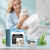 Lingettes Oculaires Yegbong pour Chien et Chat Nettoyage Doux Élimine les Taches de Larmes Saleté des Yeux Jetables Soin des Yeux pour Animaux Lingettes Humides