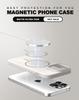 Magnetische Ultra-dünne Handyhülle für Für iPhone 14 1 16 Plus 11 12 13 16 17 Pro Max Air Matt Kabelloses Ladecover