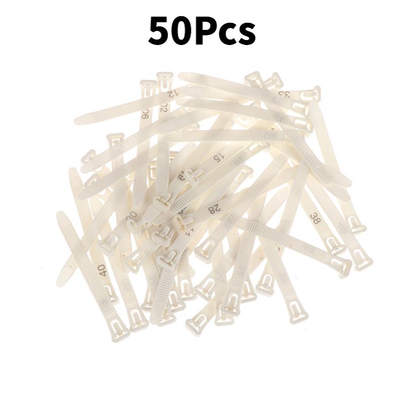 50-100Pcs Numbered Poultry Leg Bands - Colorful Plastic Chicken Leg Rings For Farm Identification