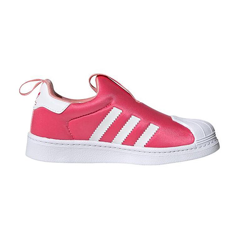 adidas Originals SUPERSTAR 360 Bequeme Rutschfeste Niedrige Skateboard-Schuhe Helles Pink/Weiß EF6633