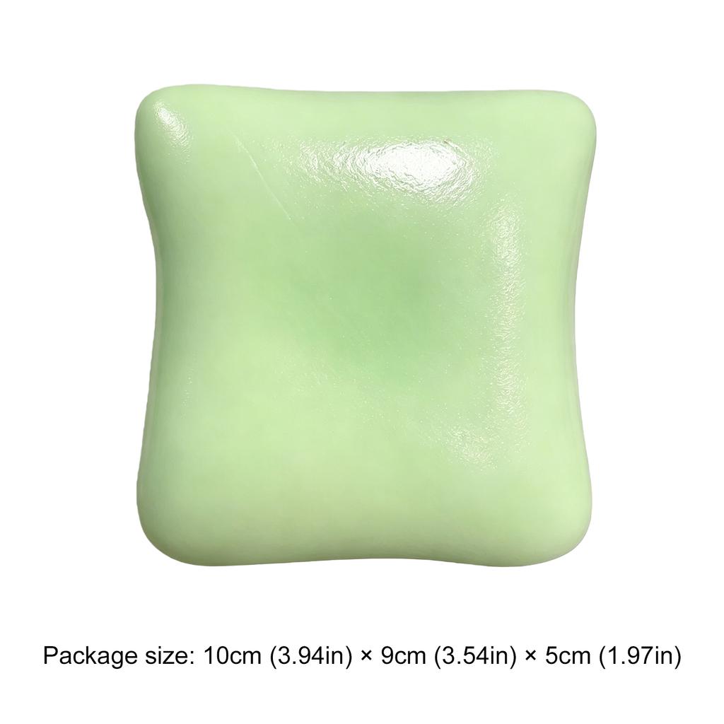 Square Bread Squeeze Toy Bread Butter Squishy Slow Rising Small Sticky Toast Fidget Toys Birthday Gifts for Adults Stress Relief