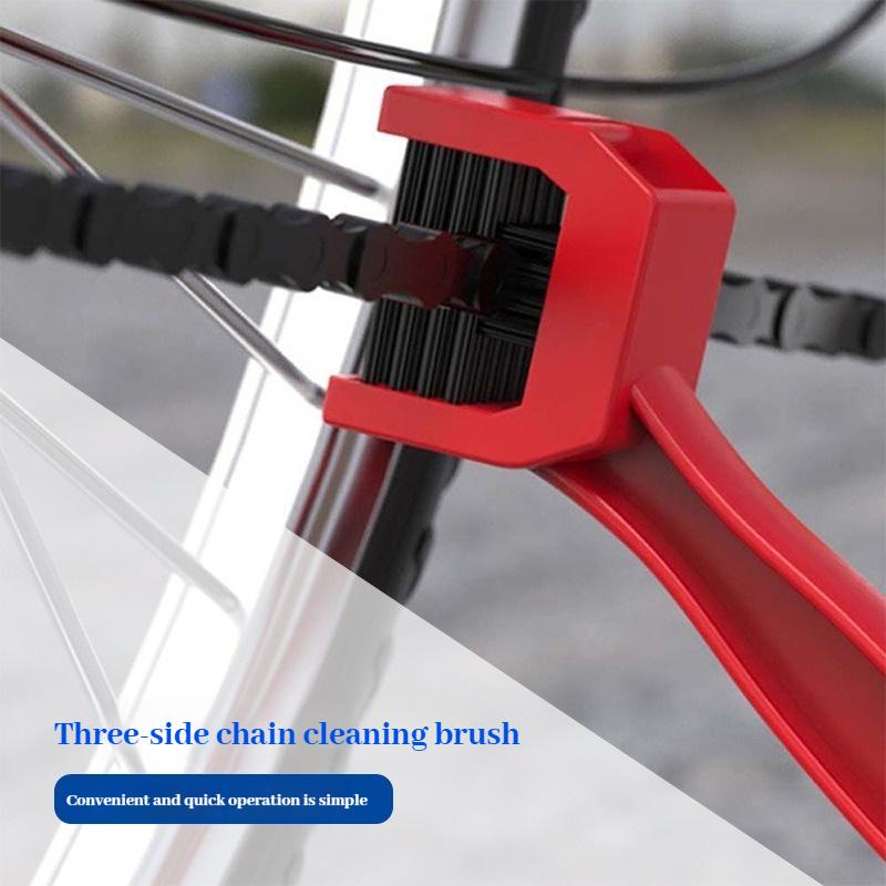 Motorcycle Chain Cleaning Brush Bicycle Dental Disc Brush  Gear Maintenance Cleaning Tool for Downhill Bicycles and Motorcycles