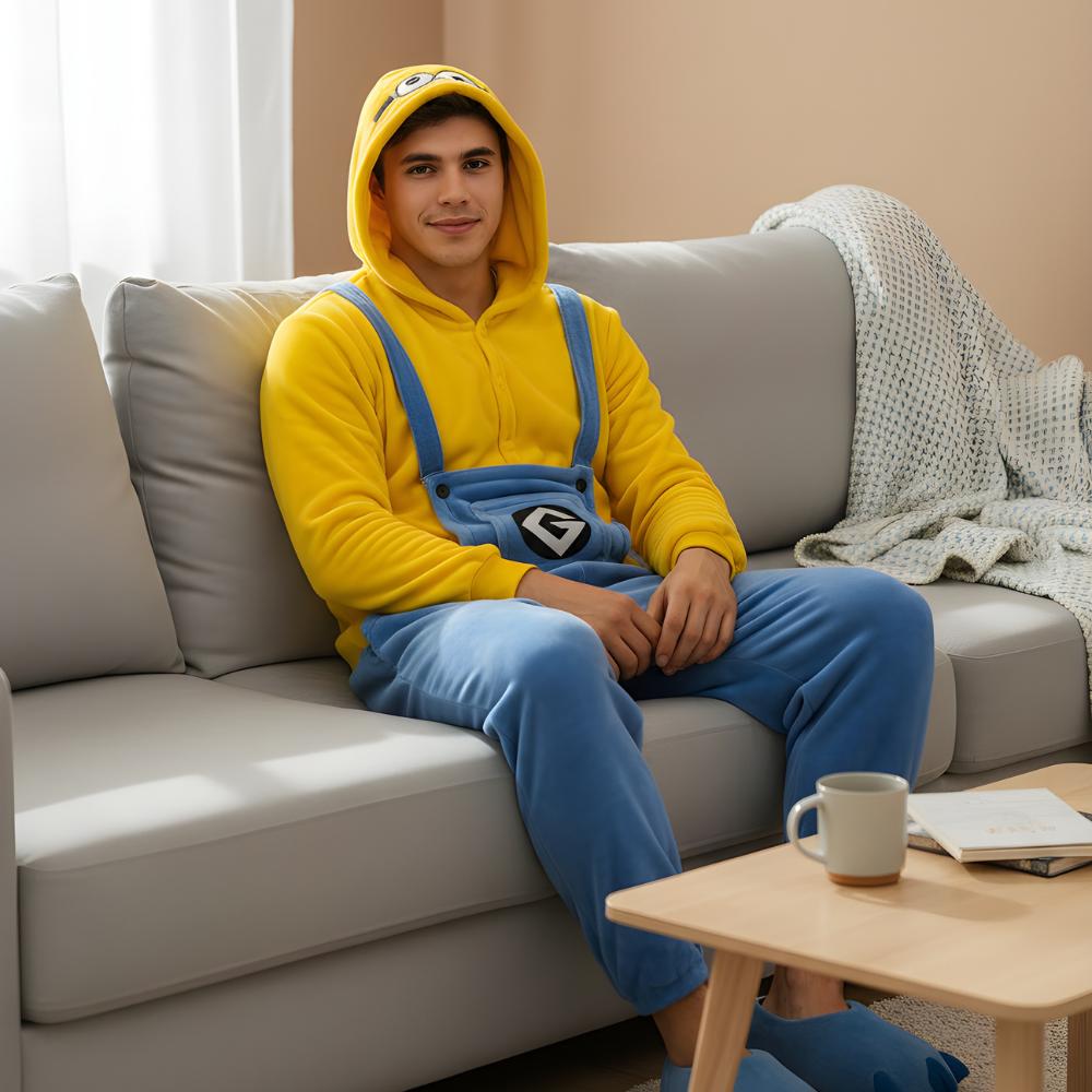 Piżama Onesie Kigurumi Kostium Przebranie Minion Xl: 175-185Cm
