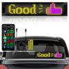 Car LED Pixel Panel Light APP Remote Control Soft Foldable Lighting Graffiti Scrolling Signboard Windshield Advertising Screen