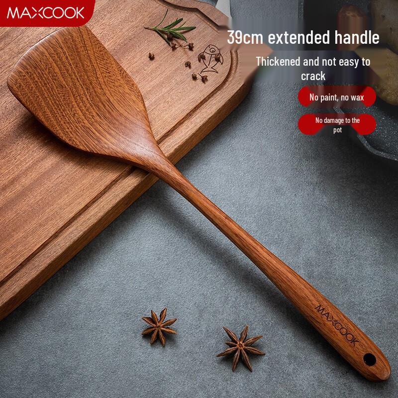 Mei Chu Natural Ebony Wood Kitchen Utensils
