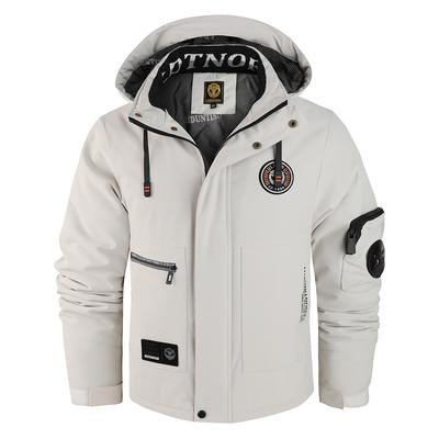 Nuevo Estilo de Invierno para Hombre Estilo Coreano Abrigo de Algodón Engrosado con Capucha Abrigo de Algodón para Hombre Abrigo de Moda Casual para Hombre