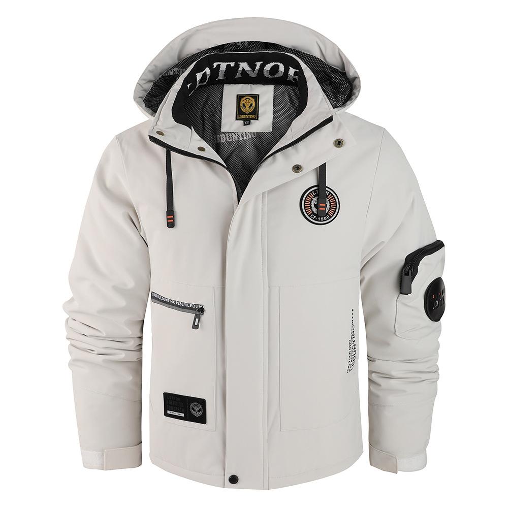 

New Winter Style Men s Korean Style Hooded Thickened Cotton Coat Cotton Coat Men Casual Fashionable Coat Men XXS