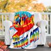 The Wiggles printed throw blanket—soft,warm;versatile blanket for all seasons—perfect as &air-conditioning throw,nap blanket