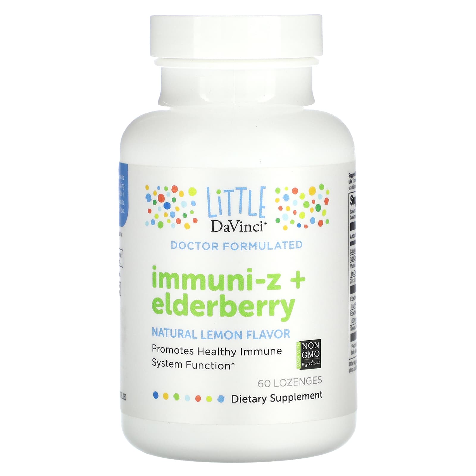 

Immuni-Z + Elderberry, Natural Lemon Flavor, 60 Lozenges