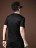 European Style Short-Sleeve T-Shirt for Men, Trendy 2025 Summer New Round Neck Slim Fit Mercerized Cotton Half-Sleeve Base Shirt for Men