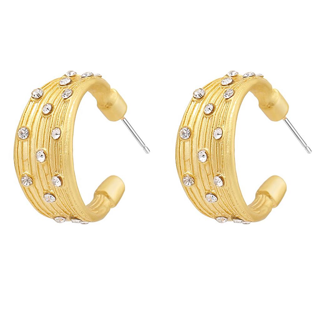 Simple Creative Exaggerated Pineapple Love Heart-shaped Geometric Chain Earrings Women Personality Geometric Girl Earrings