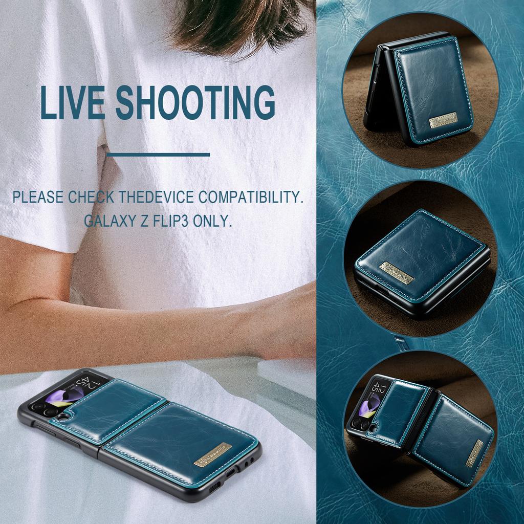 Anti -Shock Mobile Phone Protective Leather Case For Samsung Galaxy Z Flip4 Flip 3 Flip3 Zflip4 Flip 4 5g Matte Feeling Cases