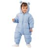 Baby Clothes Romper Jumpsuit Fleece Lined Boys Girls Winter Coveralls Long Sleeves Fluffy Cold Protection Newborn Baby Shower Gift Light [TSAYAWA]