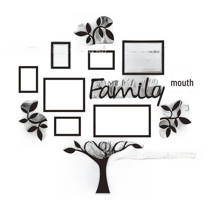 Acrylic Tree 3D Wall Stickers: Creative Decoration for Living Room, Bedroom, Office, or Sofa Area.