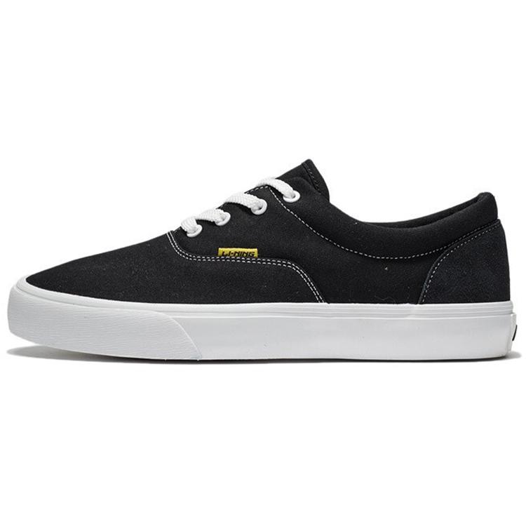 

New LiNing Anti Slip Wear Resistant Low Top Skateboard Shoes Men s Black AGCS173-4 44