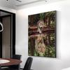 1pc frameless Canvas  MINDSET IS EVERYTHING Motivational Poster Lion Tiger Wolf Animal Wall Art Canvas  Print fo