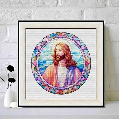 Nuovo Arrivo 5D Fai da Te Pittura Diamante Cerchio Completo "Figure Religiose" Ricamo Punto Croce Decorazione Casa Regalo